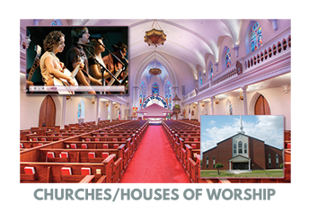 CHURCHES/HOUSES OF WORSHIP